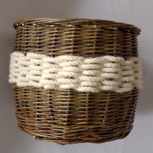 wool barrel basket